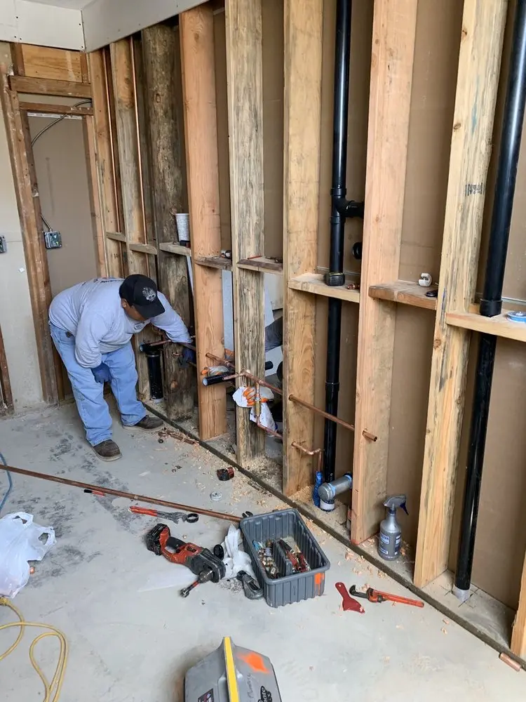 Commercial rough-in plumbing for Water Heater Replacement in Forest Trail